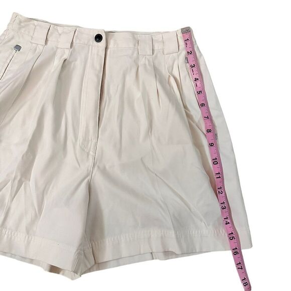 Jamie Sadock ~ Ivory Shorts ~ Poly/Nylon Blend ~ size 6 ~High rise/high waisted - Picture 9 of 11